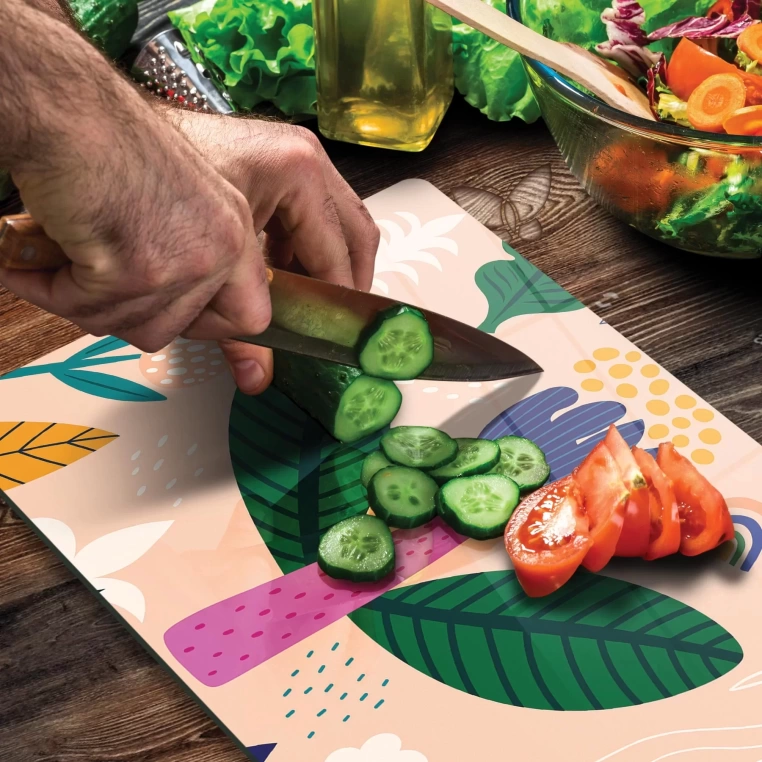 Tempered Glass Cutting Board - BlueTulip