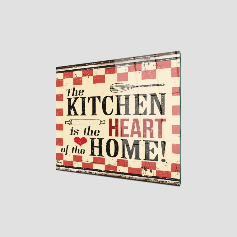 Vivantes Stove Back Tempered Glass Protector-Kitchen is Heart