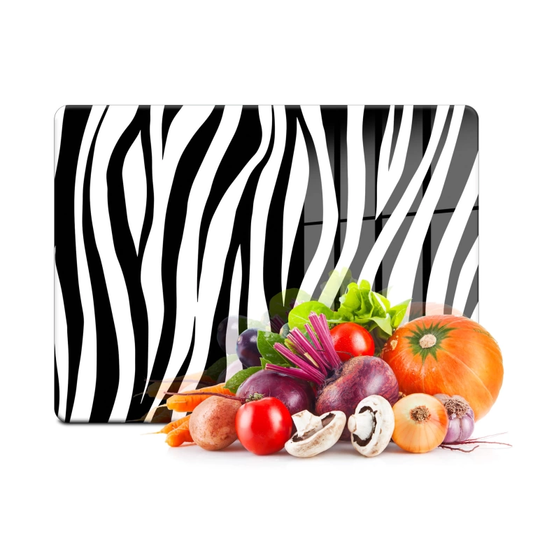 Tempered Glass Cutting Board - Zebra