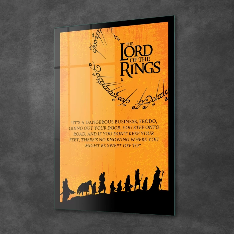 Vivantes Tempered Glass Wall Art - Lord of the Rings