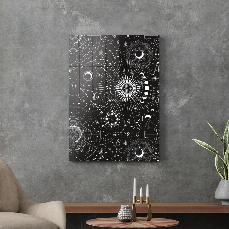 Vivantes Tempered Glass Wall Art - Horoscope