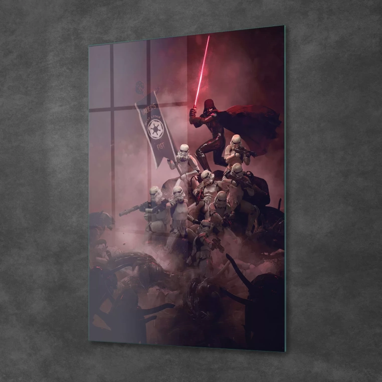 Vivantes Tempered Glass Wall Art - StarWars