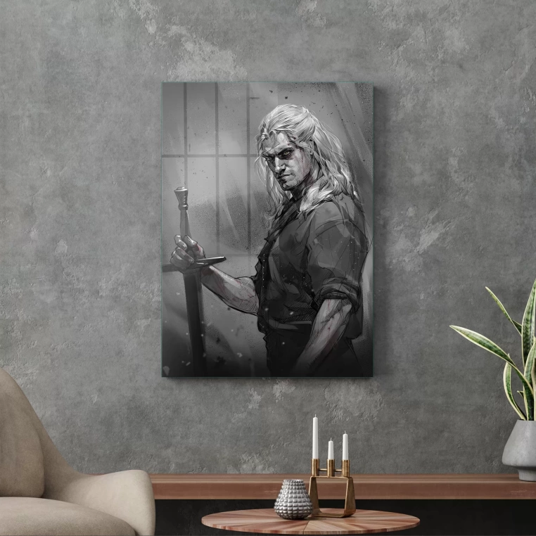 Vivantes Tempered Glass Wall Art - The Witcher