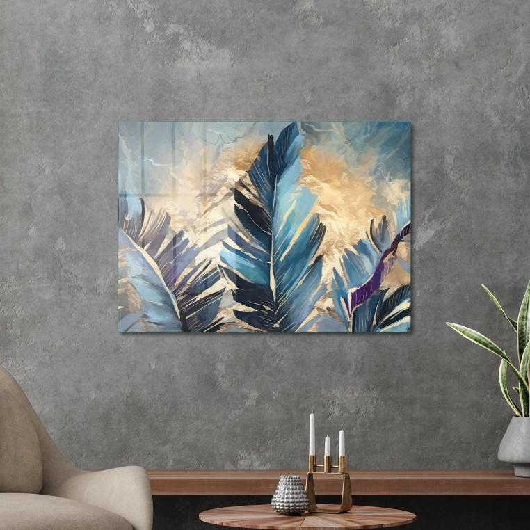 Vivantes Tempered Glass Wall Art - Retro Forest