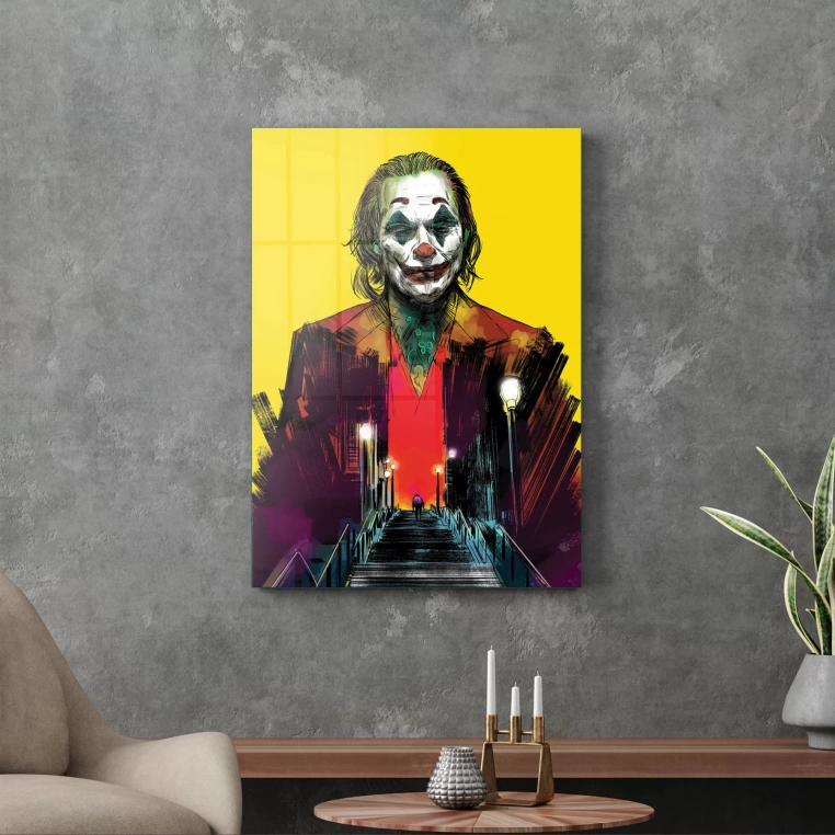 Vivantes Tempered Glass Wall Art - Joker Y