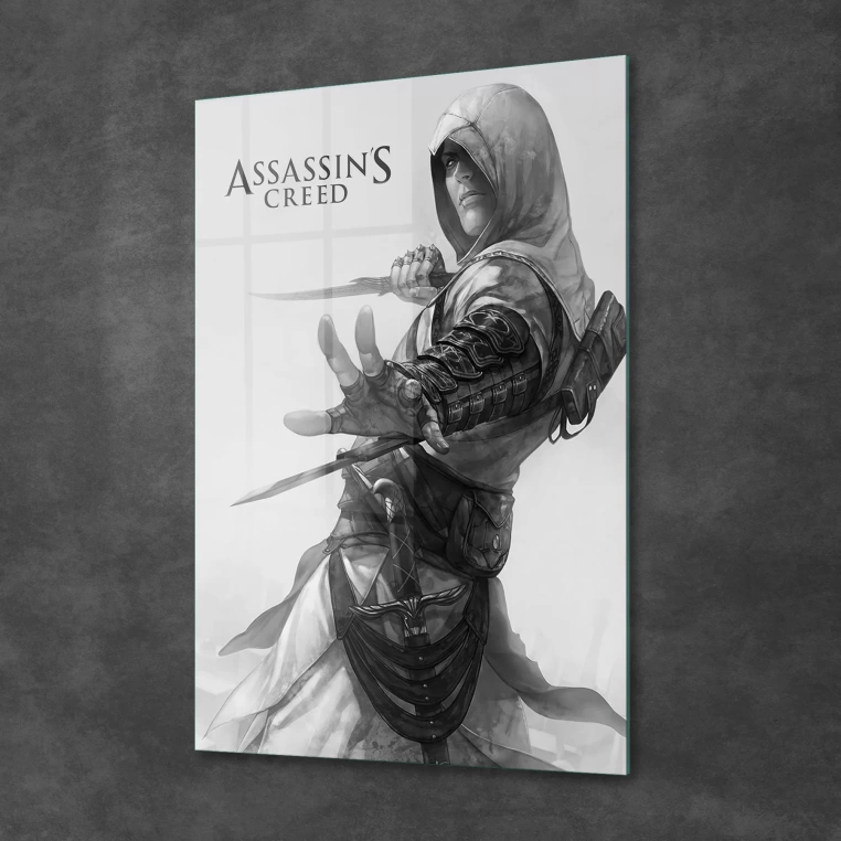 Vivantes Tempered Glass Wall Art - Assasin's Creed