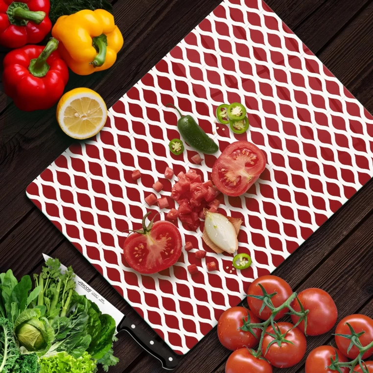 Tempered Glass Cutting Board - RedGeo