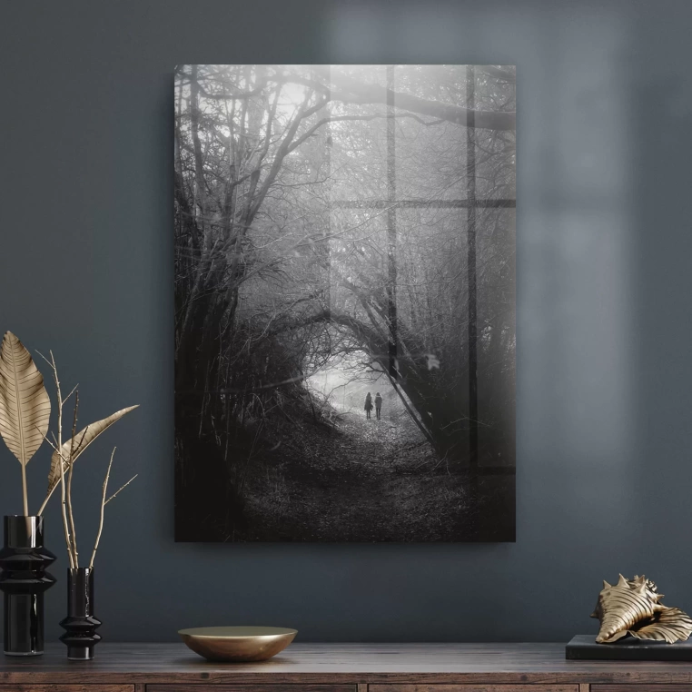 Vivantes Tempered Glass Wall Art - Deep Woods