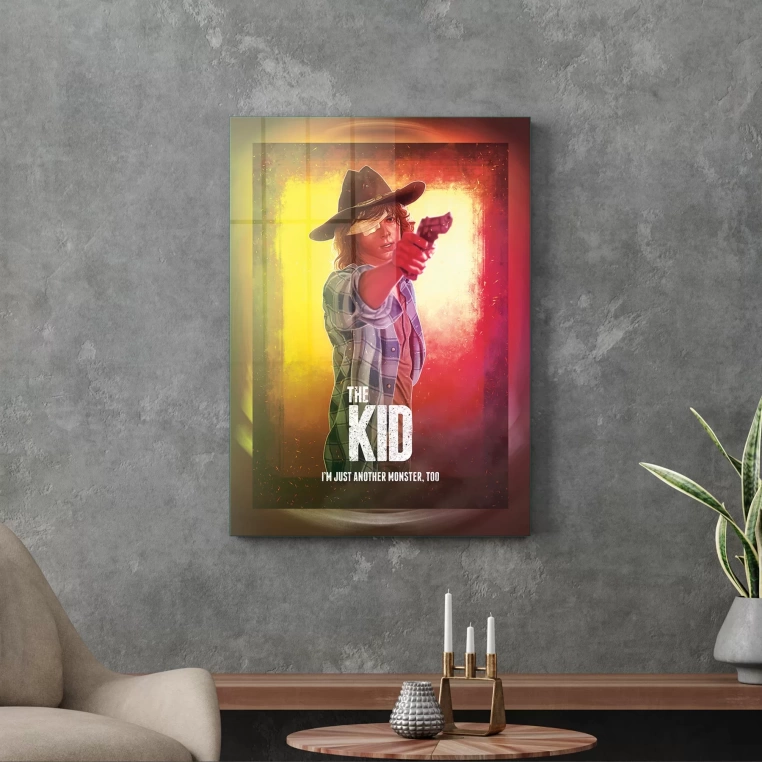 Vivantes Tempered Glass Wall Art - The Kid