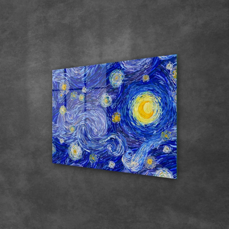 Vivantes Tempered Glass Wall Art - Vincent Van Gogh