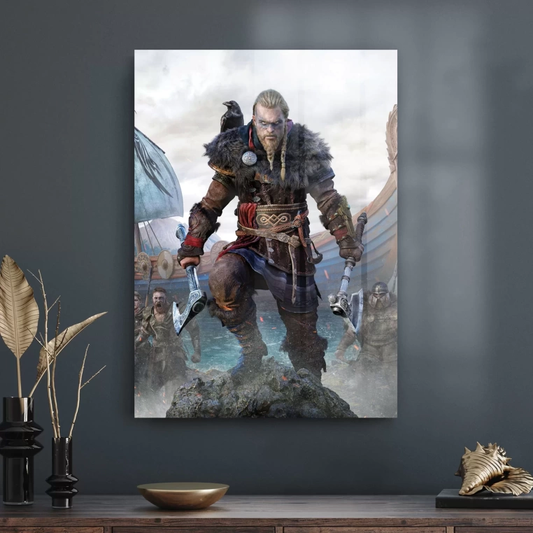 Vivantes Tempered Glass Wall Art - Assassin's Creed Valhalla P