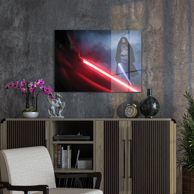 Vivantes Tempered Glass Wall Art - Star Wars Vader