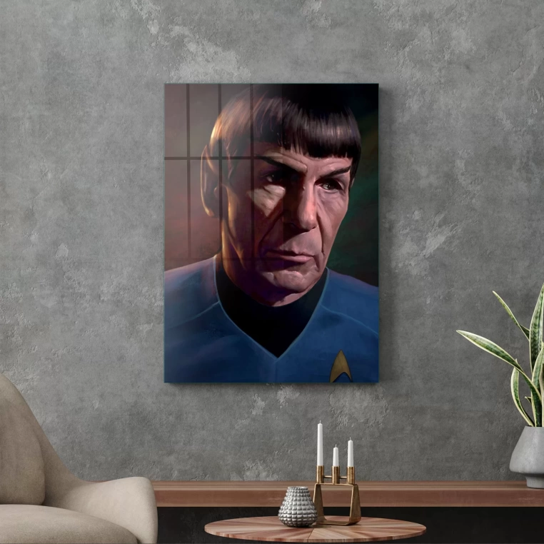 Vivantes Tempered Glass Wall Art - Star Trek Mr. Spock