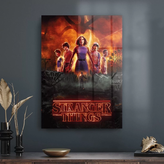 Vivantes Tempered Glass Wall Art - Stranger Things