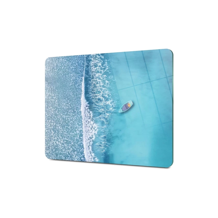 Tempered Glass Cutting Board - Beach