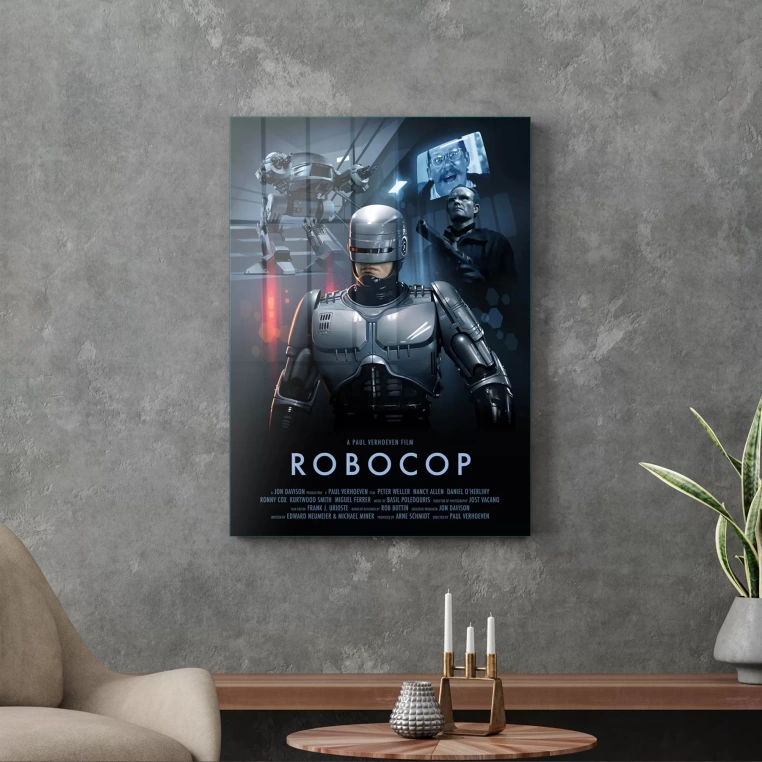 Vivantes Tempered Glass Wall Art - Robocop