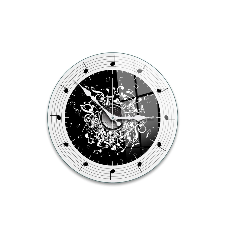 Vivantes Decorative Glass 12 inch Wall Clock Melodies