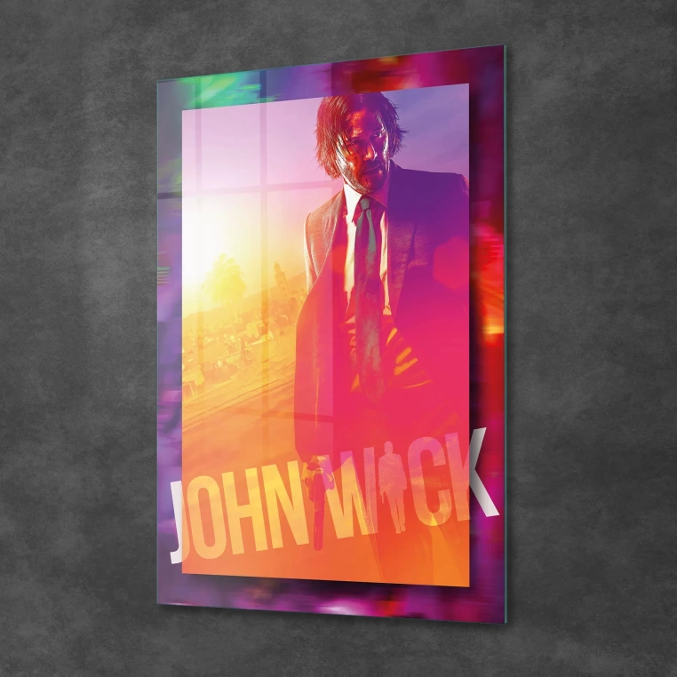 Vivantes Tempered Glass Wall Art - John Wick