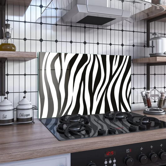 Vivantes Stove Back Tempered Glass Protector-Zebra