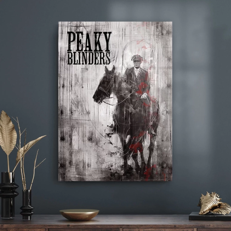 Vivantes Tempered Glass Wall Art - Peaky Blinders