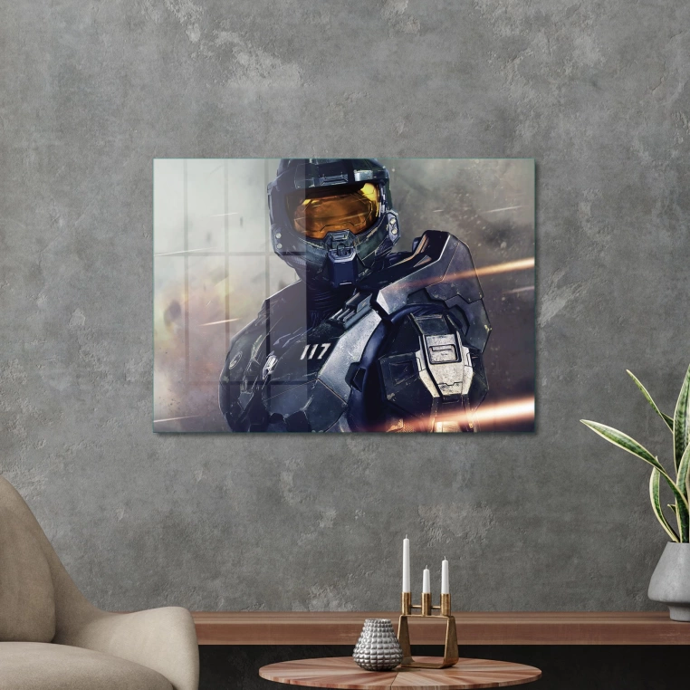 Vivantes Tempered Glass Wall Art - Halo