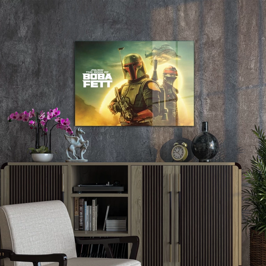 Vivantes Tempered Glass Wall Art - Star Wars Boba Fett