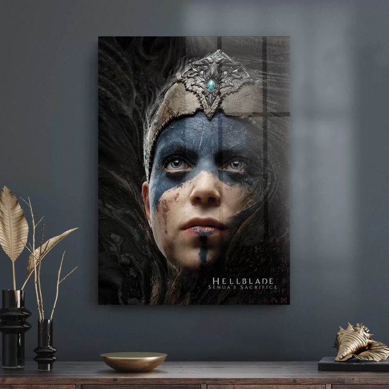 Vivantes Tempered Glass Wall Art - Hellblade