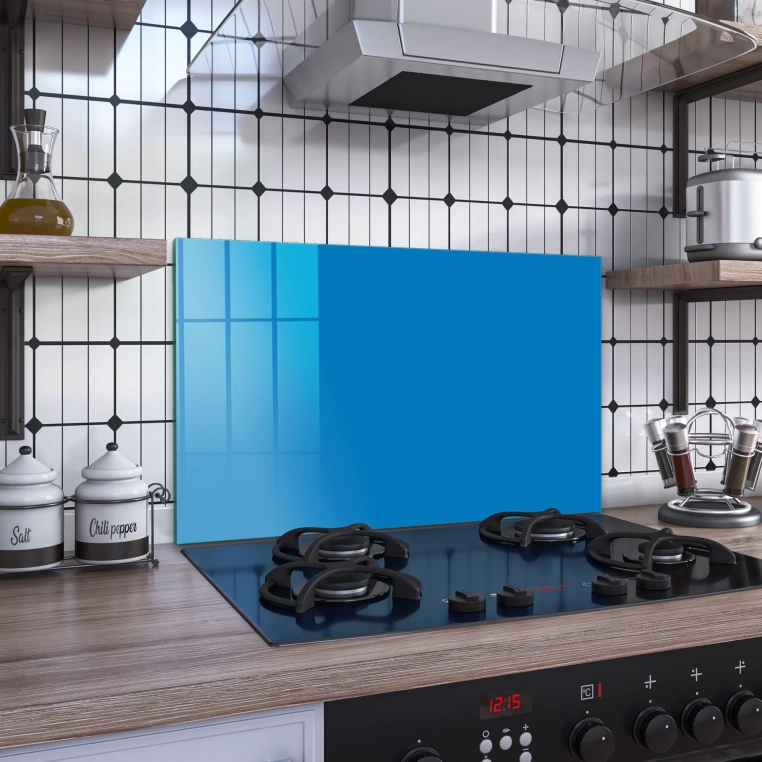 Vivantes Stove Back Tempered Glass Protector-Bold Blue