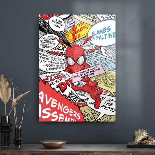 Vivantes Tempered Glass Wall Art - Spiderman