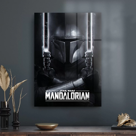 Vivantes Tempered Glass Wall Art - Star Wars Mandalorian K