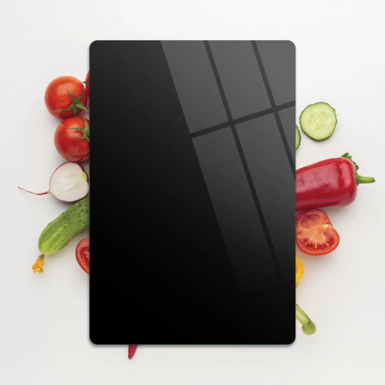 Tempered Glass Cutting Board - Black