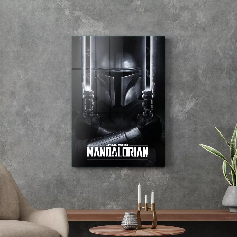 Vivantes Tempered Glass Wall Art - Star Wars Mandalorian K