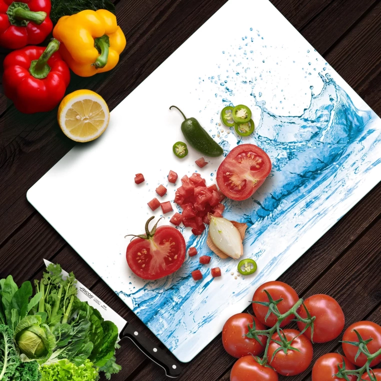 Tempered Glass Cutting Board - Splash