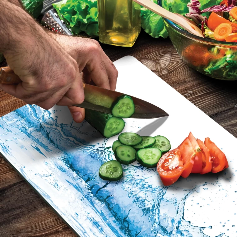 Tempered Glass Cutting Board - Splash