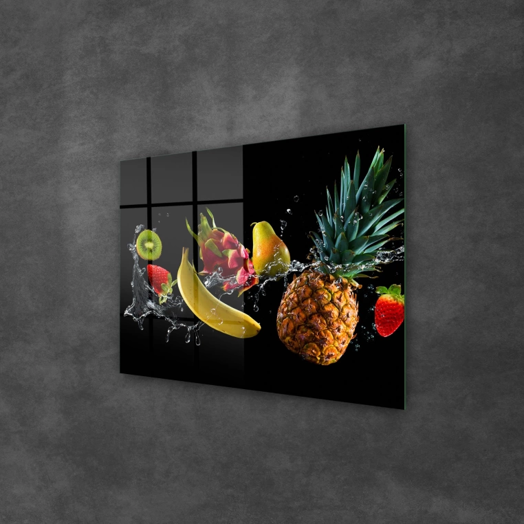 Vivantes Tempered Glass Wall Art - Fruits