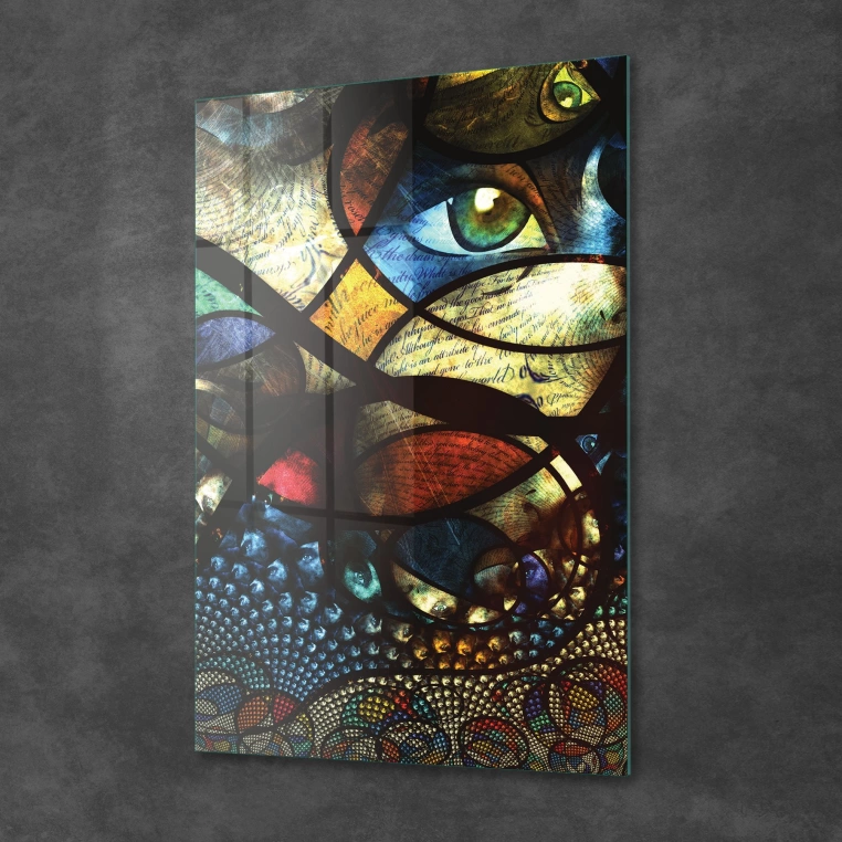 Vivantes Tempered Glass Wall Art - Mix Glass Art