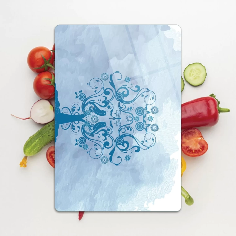 Tempered Glass Cutting Board - Life Tree