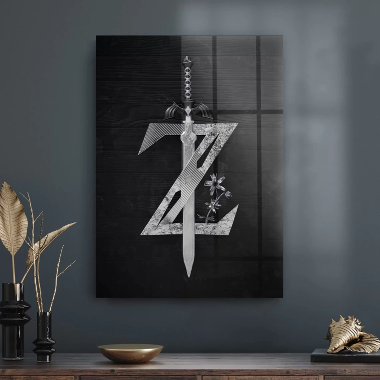 Vivantes Tempered Glass Wall Art - Zelda