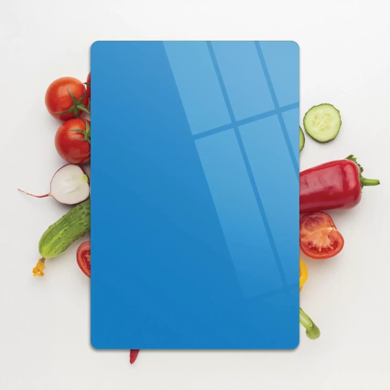 Tempered Glass Cutting Board - Blue