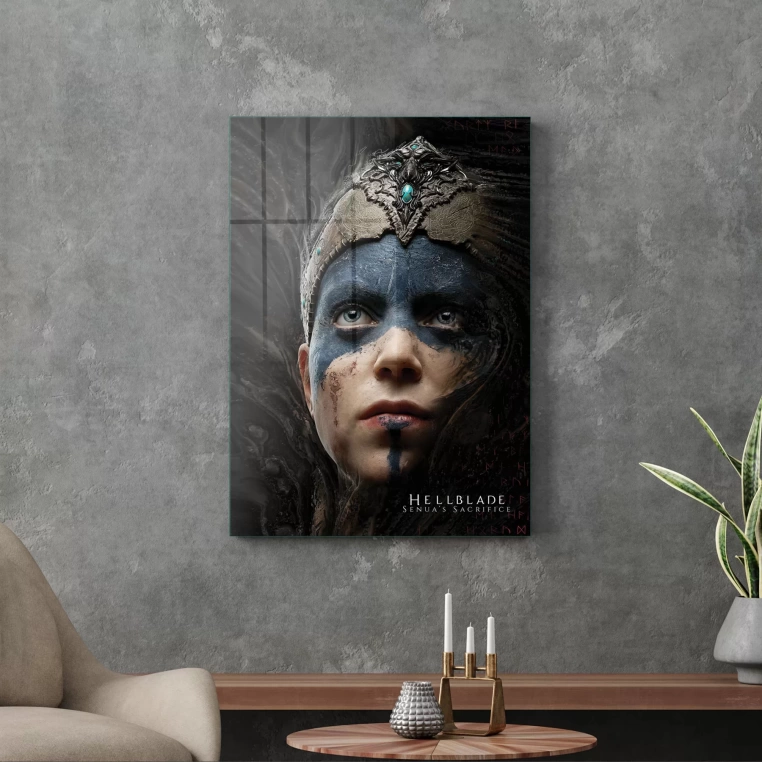 Vivantes Tempered Glass Wall Art - Hellblade