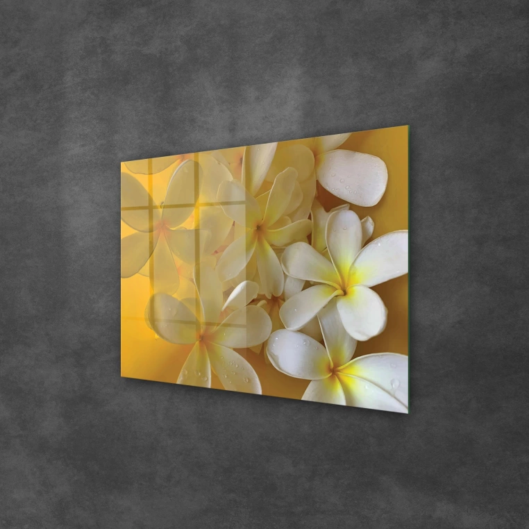 Vivantes Tempered Glass Wall Art - Flower