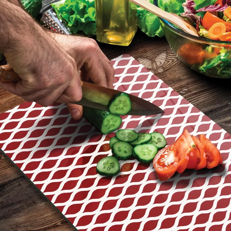 Tempered Glass Cutting Board - RedGeo