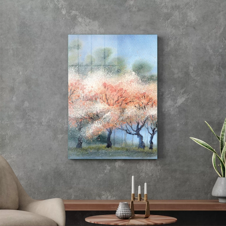 Vivantes Tempered Glass Wall Art - Fall is Beautiful