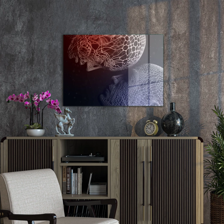 Vivantes Tempered Glass Wall Art - Trypophobia