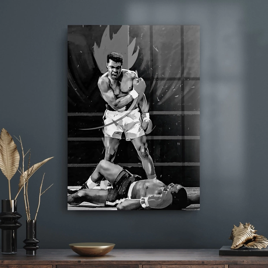 Vivantes Tempered Glass Wall Art - Muhammad Ali the Legend