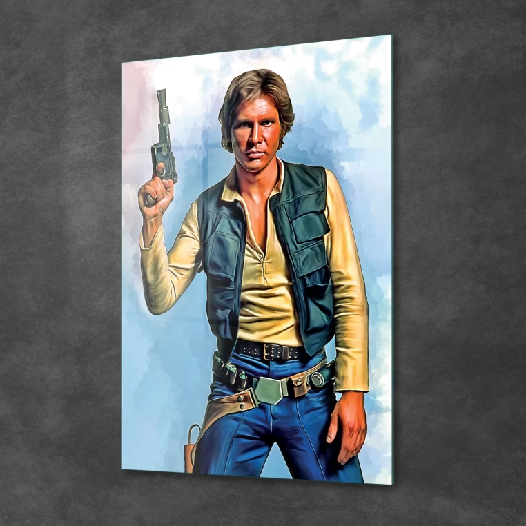 Vivantes Tempered Glass Wall Art - Han Solo