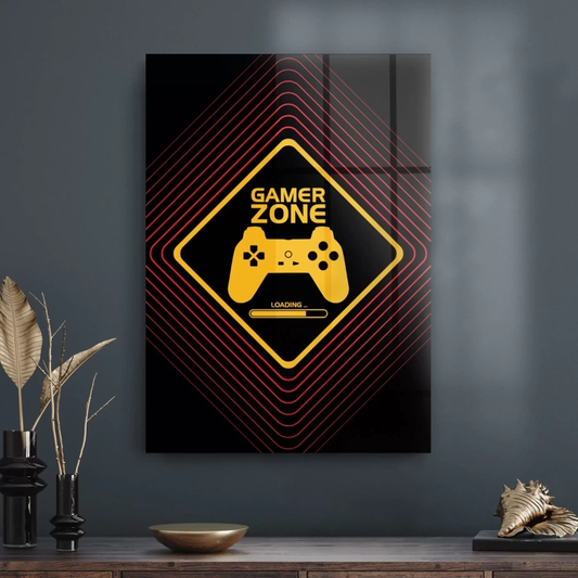 Vivantes Tempered Glass Wall Art - Gamer Zone R