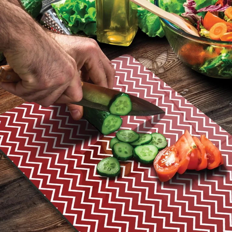 Tempered Glass Cutting Board - Wavy